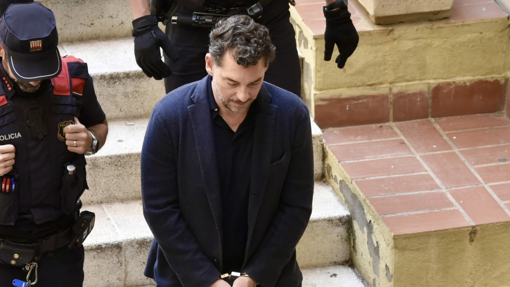Jonathan Andic, el hijo del fundador de Mango, a su salida del Juzgado de Instrucción 5 de Martorell