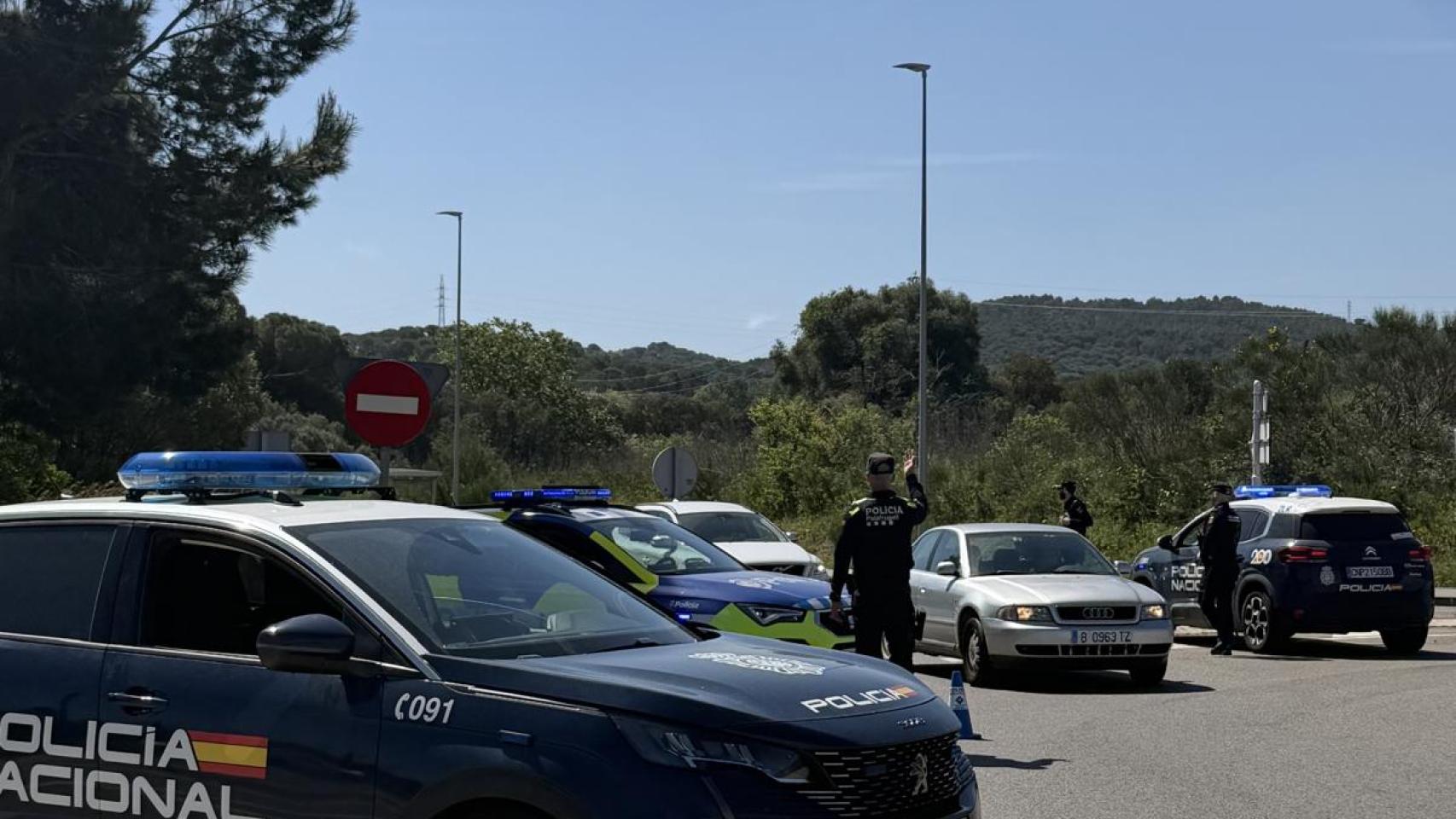 Un operativo de la Policía Nacional en el Baix Empordà