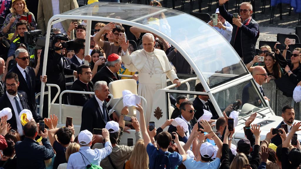 El Papa Lleó XIV a Nàpols, a inicis de maig