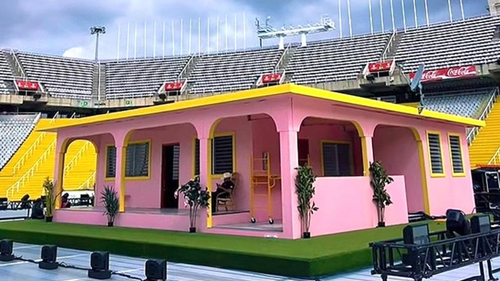 La caseta de Bad Bunny a l'Estadi Olímpic de Montjuïc