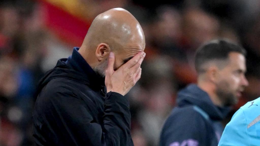 Pep Guardiola, decepcionado por el empate en el Bournemouth-City