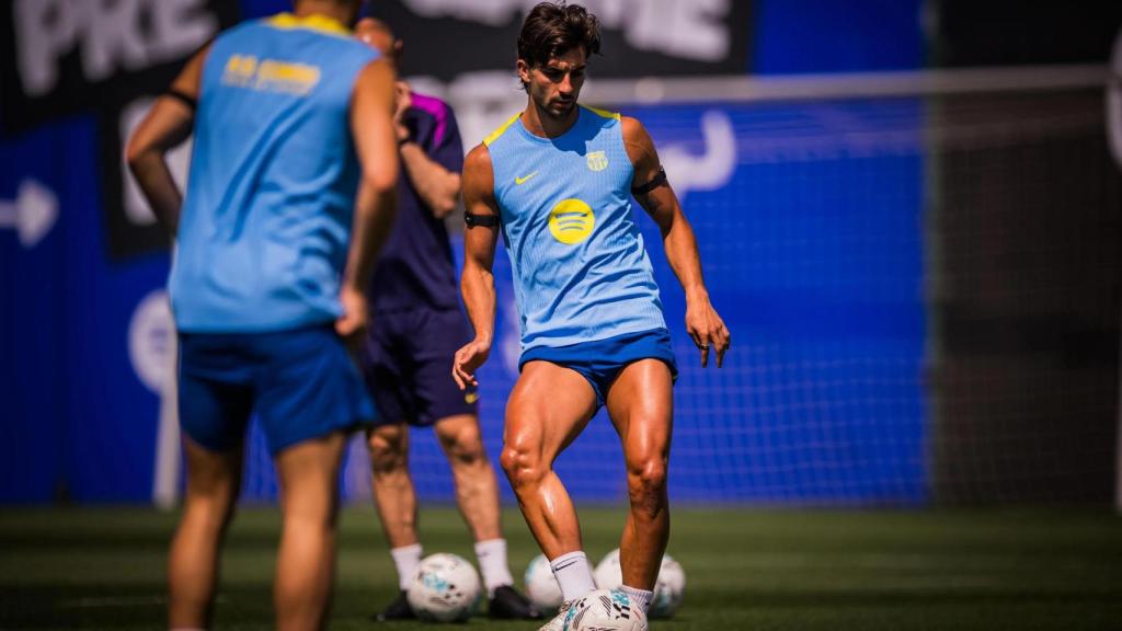 Ferran Torres torna als entrenaments després de patir una sobrecàrrega
