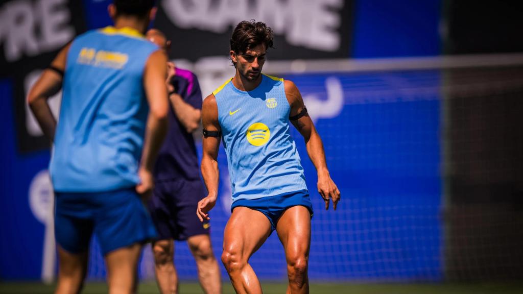Ferran Torres torna als entrenaments després de patir una sobrecàrrega