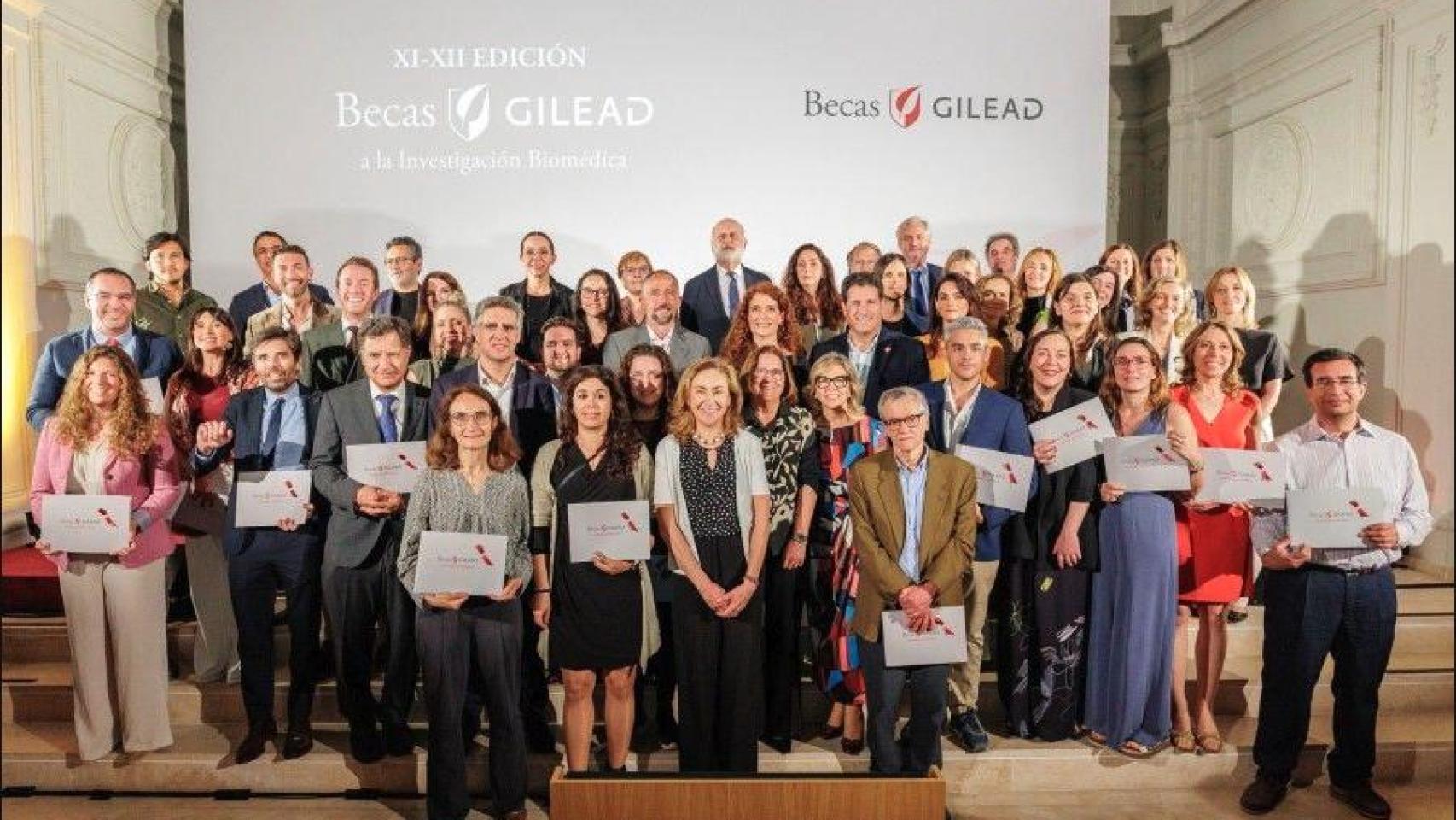 Beneficiados por la XI y XII edición de las Becas Gilead a la Investigación Biomédica