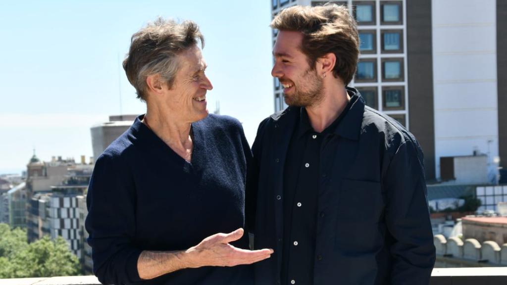 Willem Dafoe y Carlos Cuevas