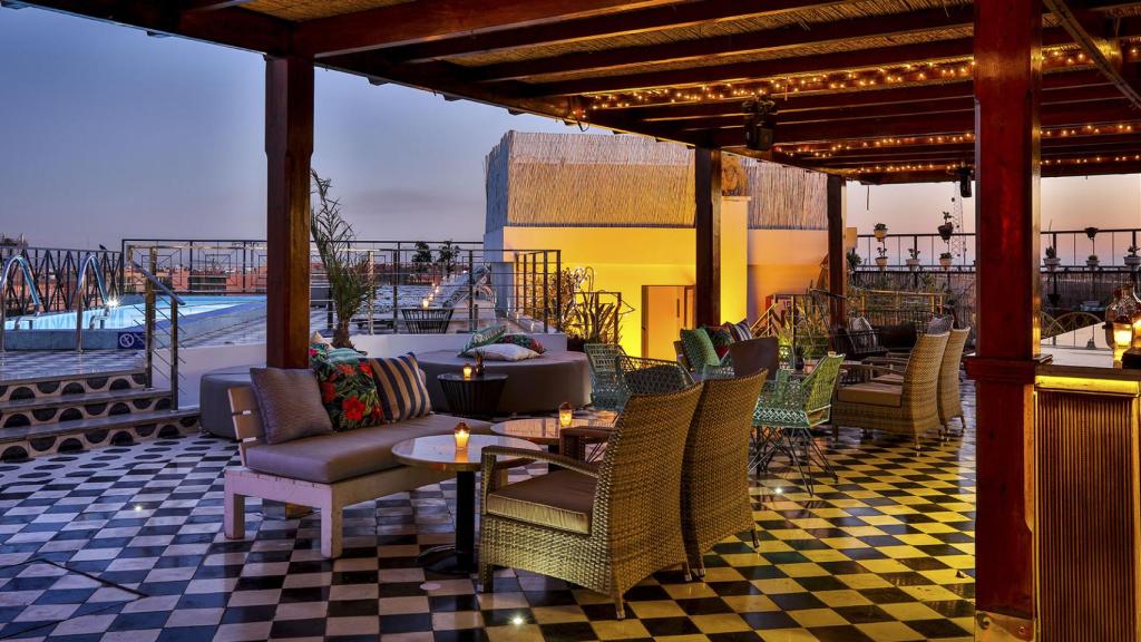 Un salón del 2Ciels Luxury Boutique de Moncho's en Marrakech