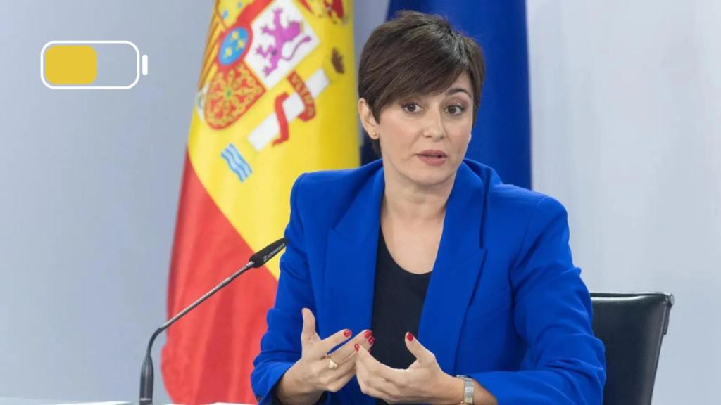 Isabel Rodríguez, ministra de Vivienda del Gobierno