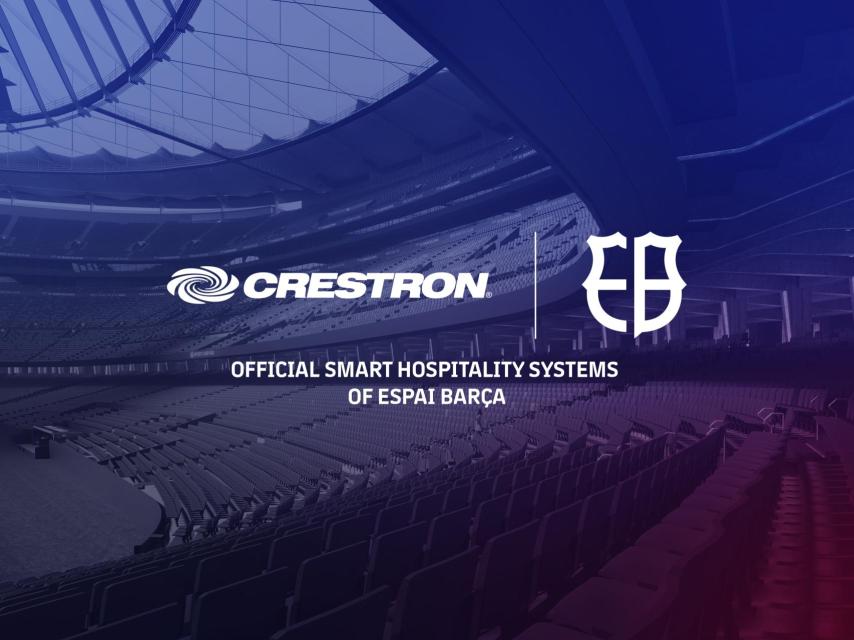 El Barça anuncia el seu acord de patrocini amb Crestron