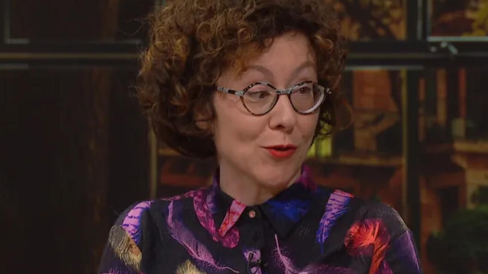 Montse Virgili, autora de 'Els moixons', en una imagen en TV3