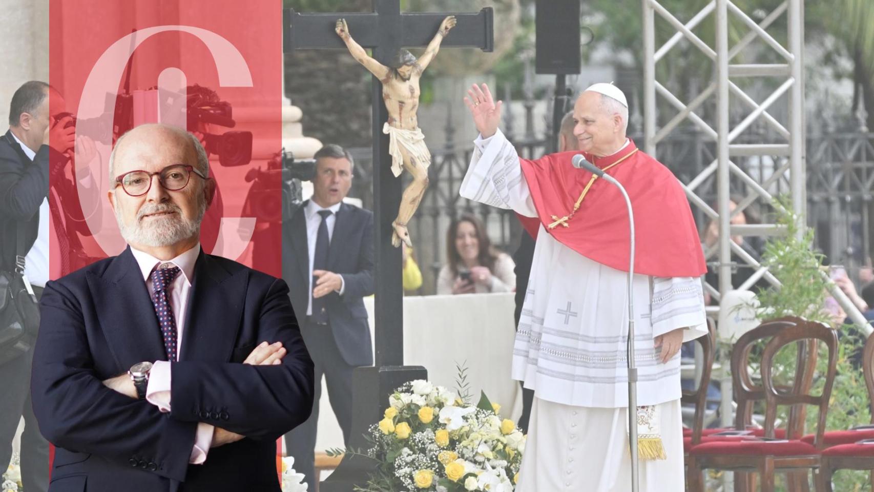 José Antonio Bueno y el papa León XIV