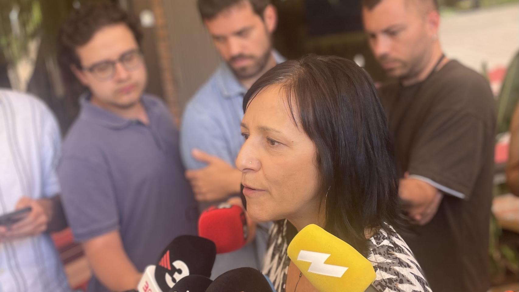 La portavoz del sindicato Ustec·Stes Iolanda Segura