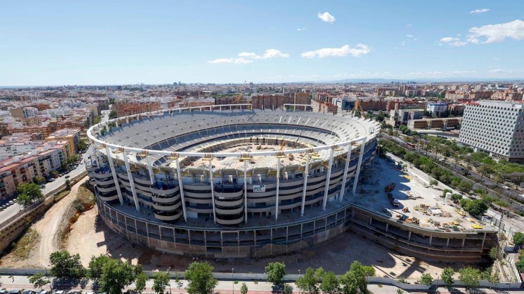 El Nou Mestalla en construcció