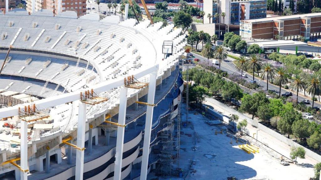 El Nou Mestalla en construcción