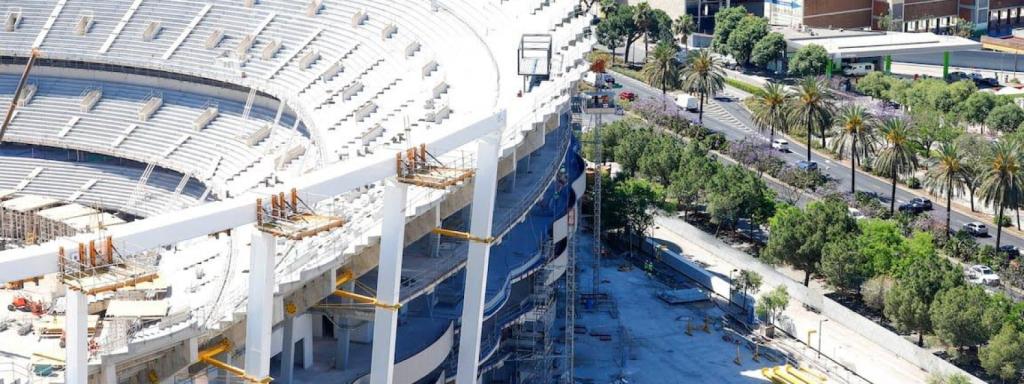 El Nou Mestalla en construcción