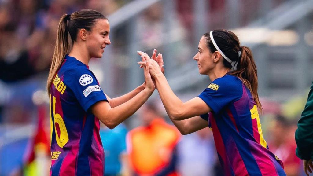 Aitana Bonmatí entra per Clara Serrajordi al Barça-Bayern de Munic de la Champions League