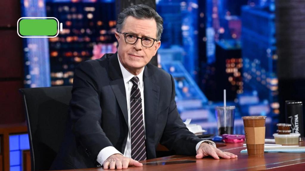 Pila verde para el actor y guionista Stephen Colbert
