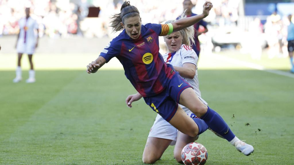Alexia Putellas, en acció durant la final de la Champions Femenina