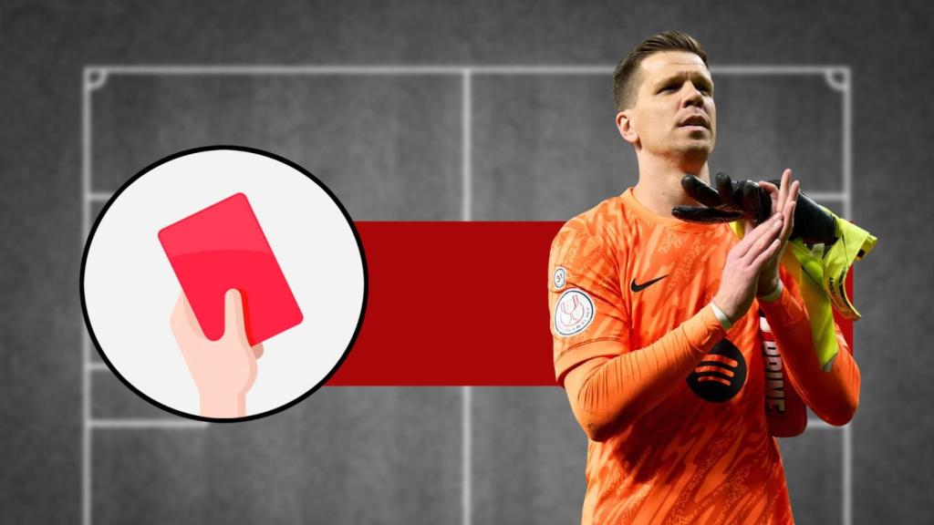 Tarjeta roja en el Valencia-Barça para Wojciech Szczesny