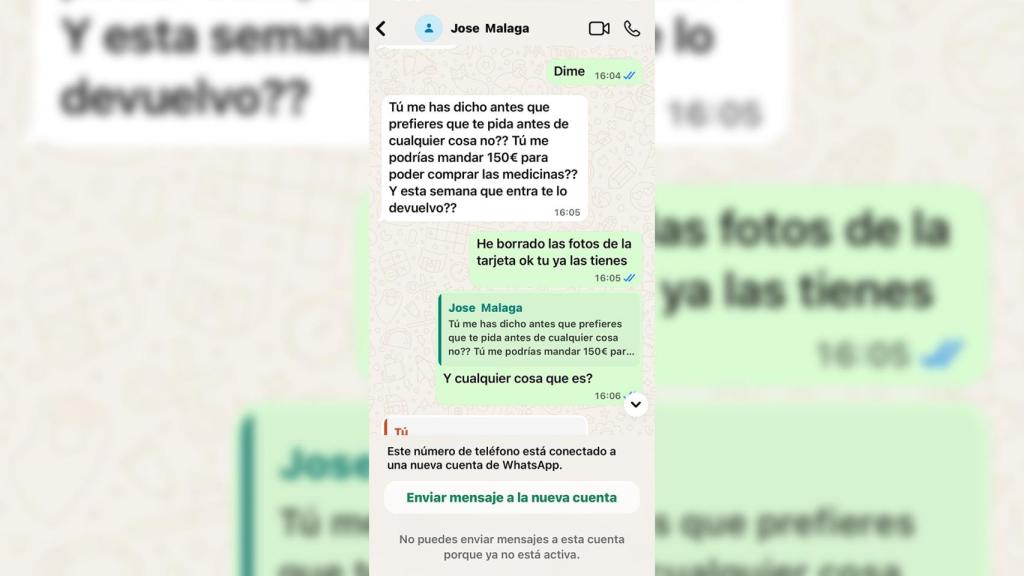 Algunes de les converses que va mantenir la víctima amb el presumpte estafador