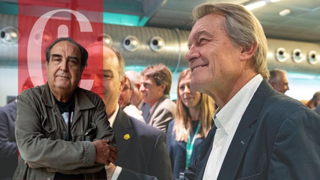 Fotomontaje de Jordi Turull (i) y el ex presidente de la Generalitat Artus Mas (d)