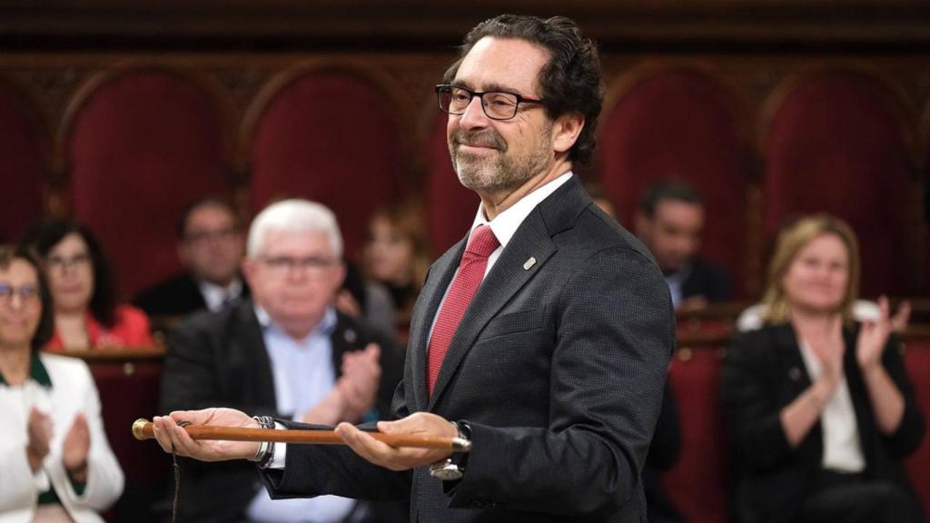 Joan Guàrdia, rector de la UB, en prendre possessió el 2024