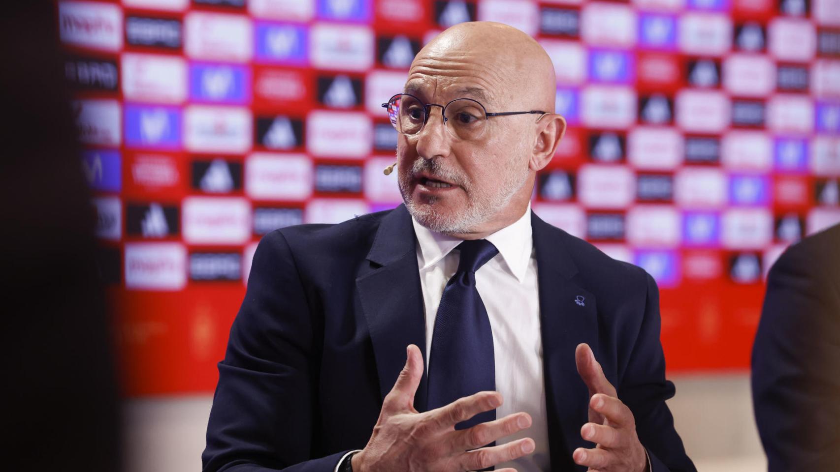 Luis de la Fuente comparece ante los medios después de anunciar la lista de España para el Mundial