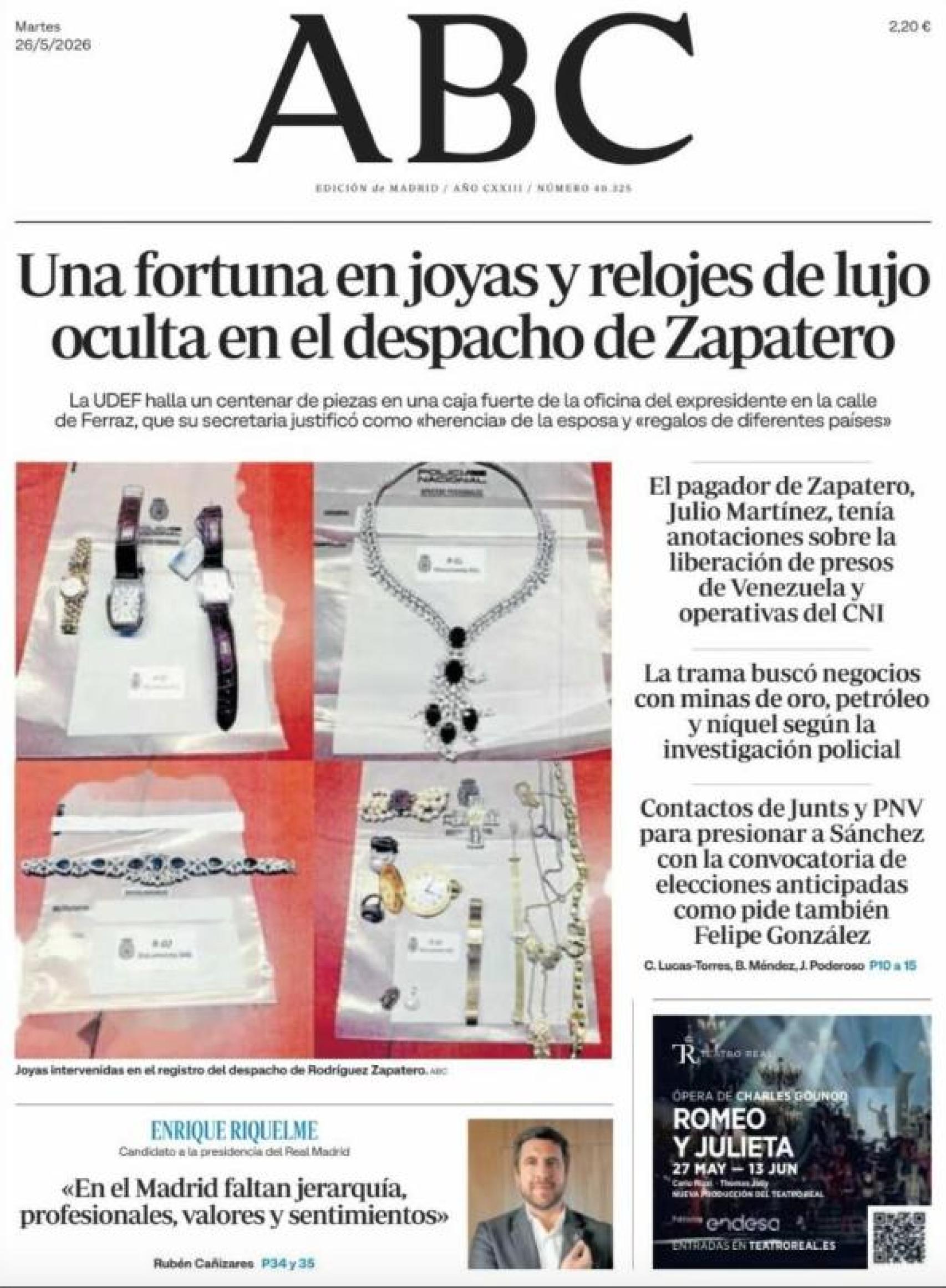Portada ABC 26 de maig