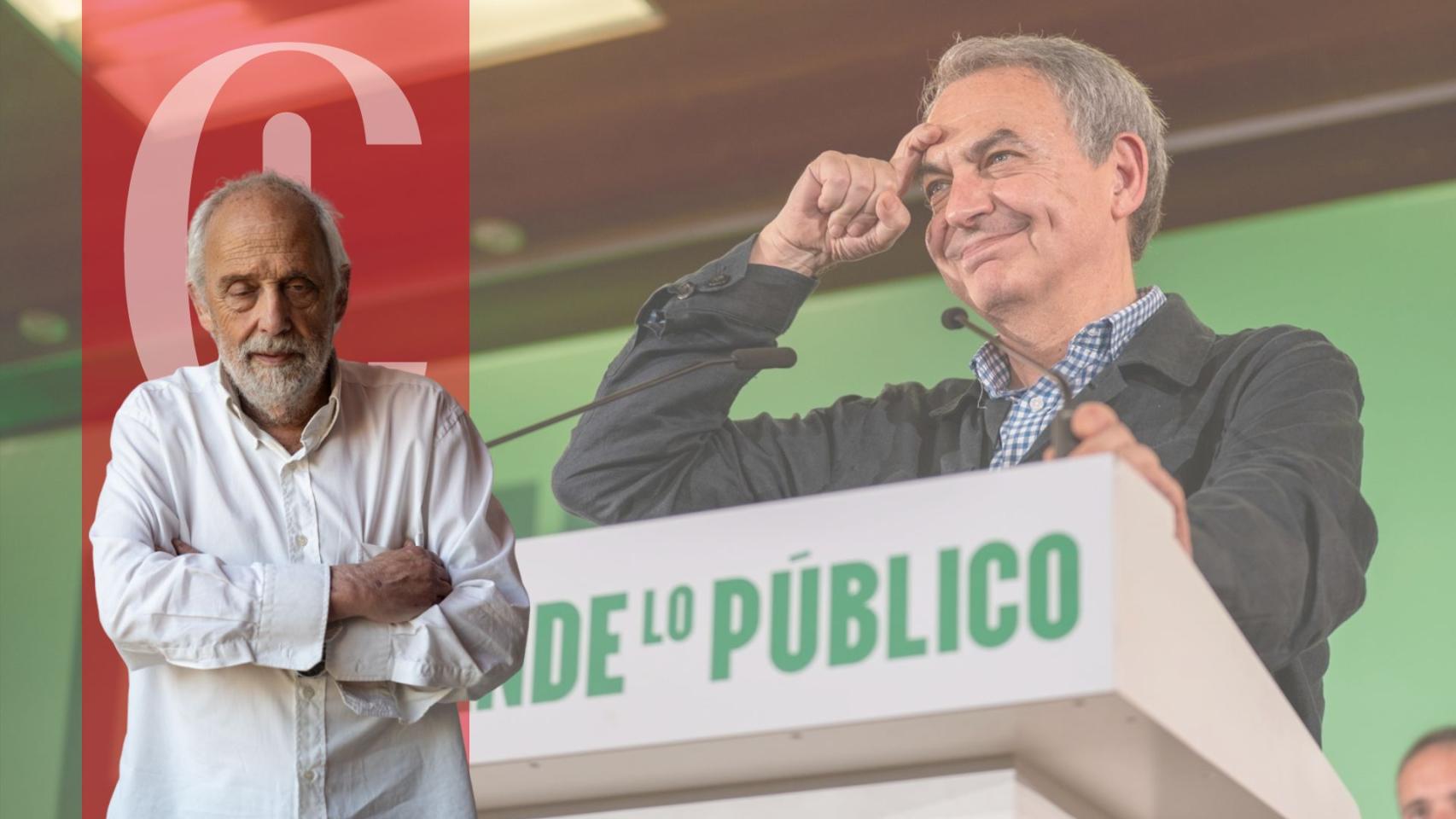 Josep Maria Cortés y el expresidente del Gobierno José Luis Rodríguez Zapatero
