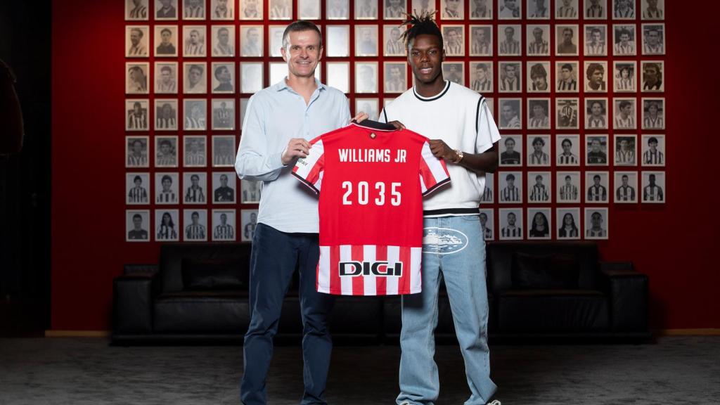 L'Athletic anuncia la renovació de Nico Williams fins al 2035