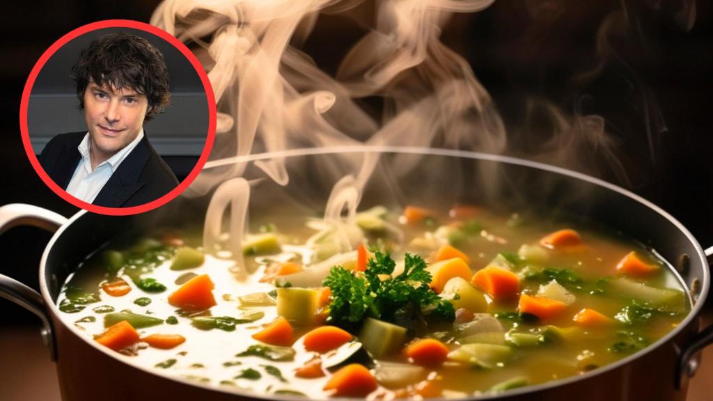 Jordi Cruz y caldo de verduras