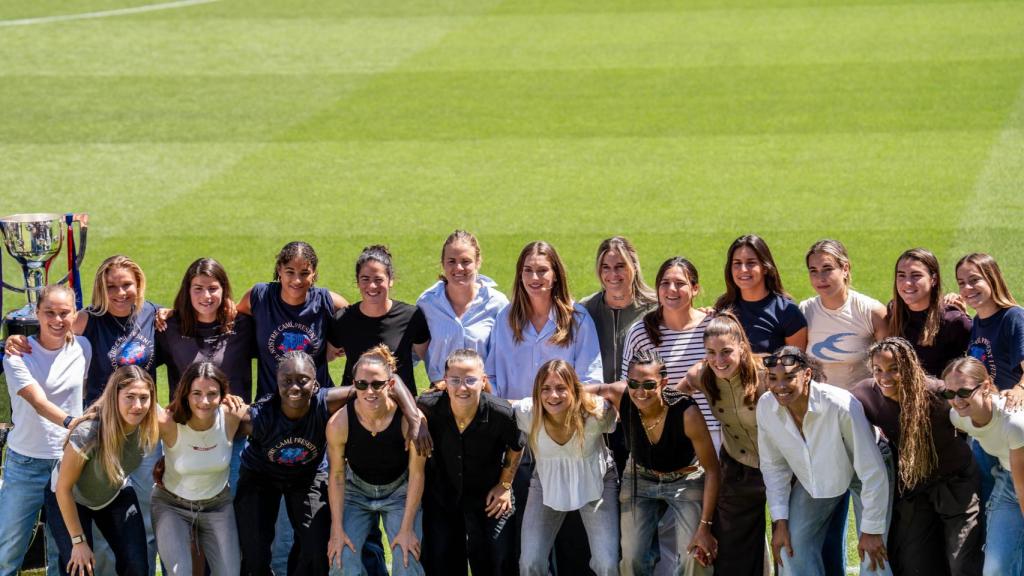 Les jugadores del Barça Femení s'acomiaden d'Alexia Putellas