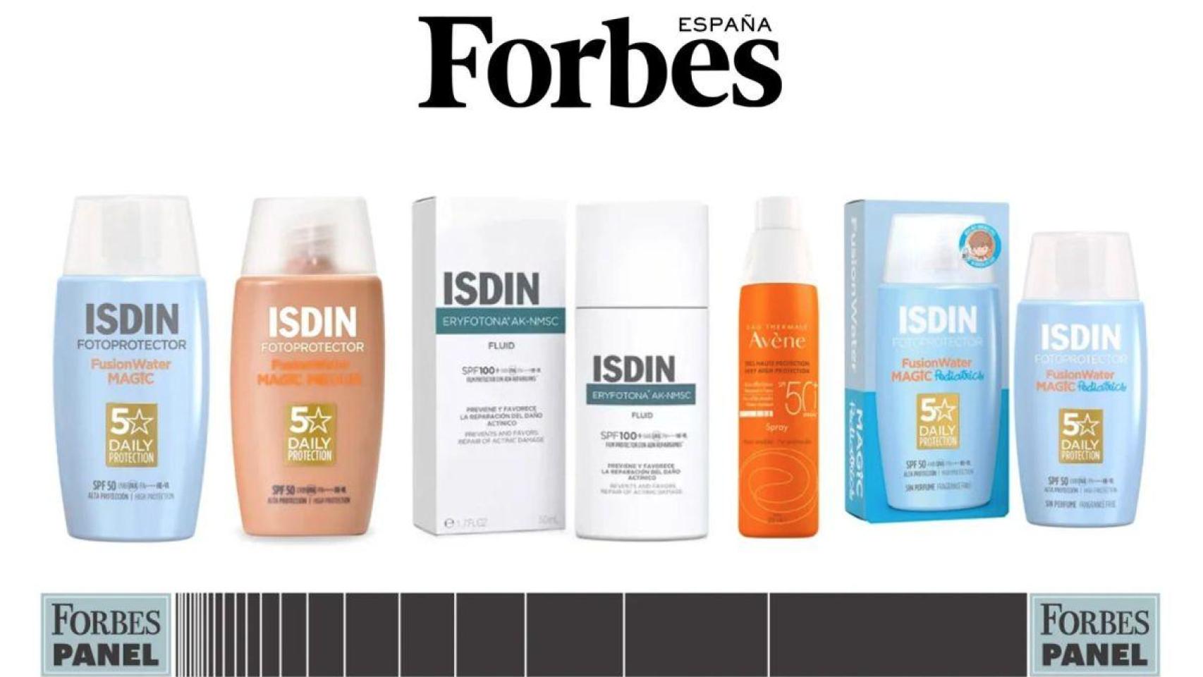 Panel de Forbes de mejores fotoprotectores