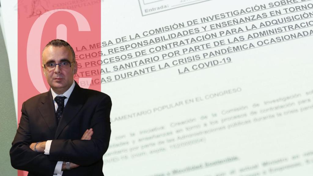 Juan Antonio Gallo y un documento sobre una investigación de contratación pública