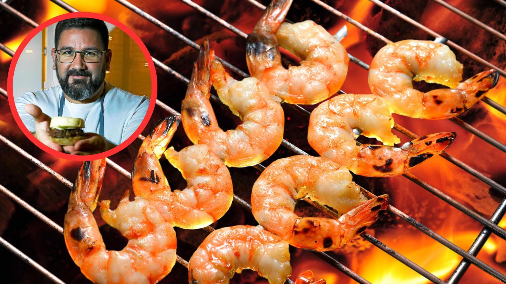 Dani García y gambas a la plancha