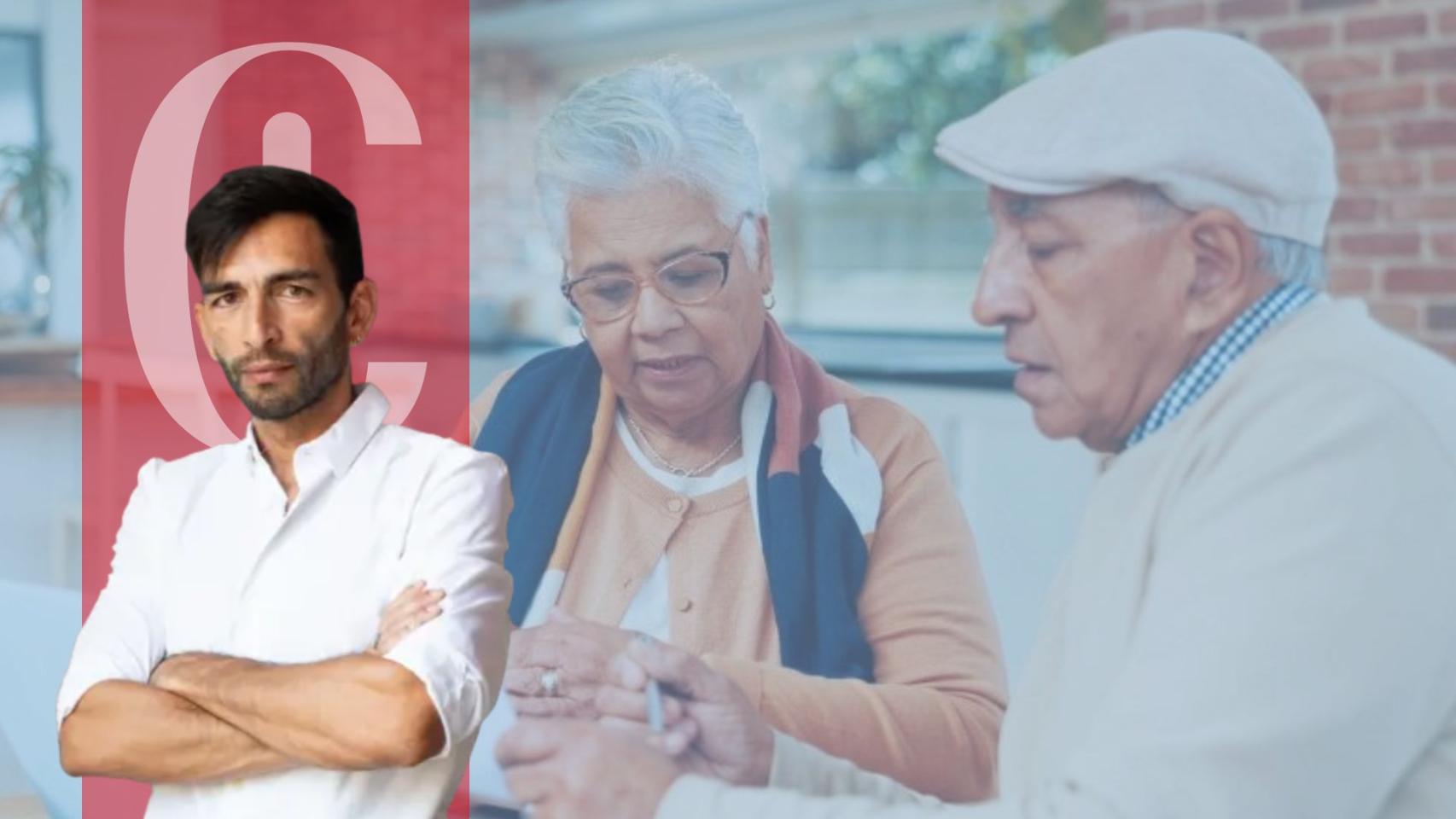 Iván Teruel y dos pensionistas