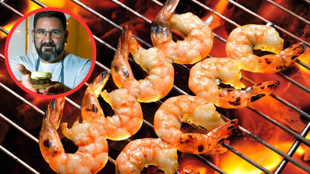 Dani García y gambas a la plancha