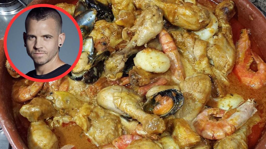 Dabiz Muñoz y plato de mar y montaña