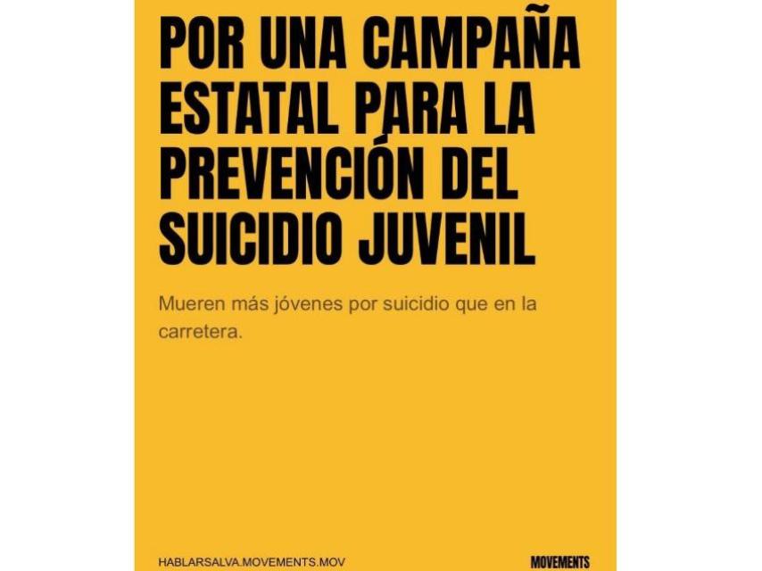 Imagen de la campaña 'Hablar Salva'