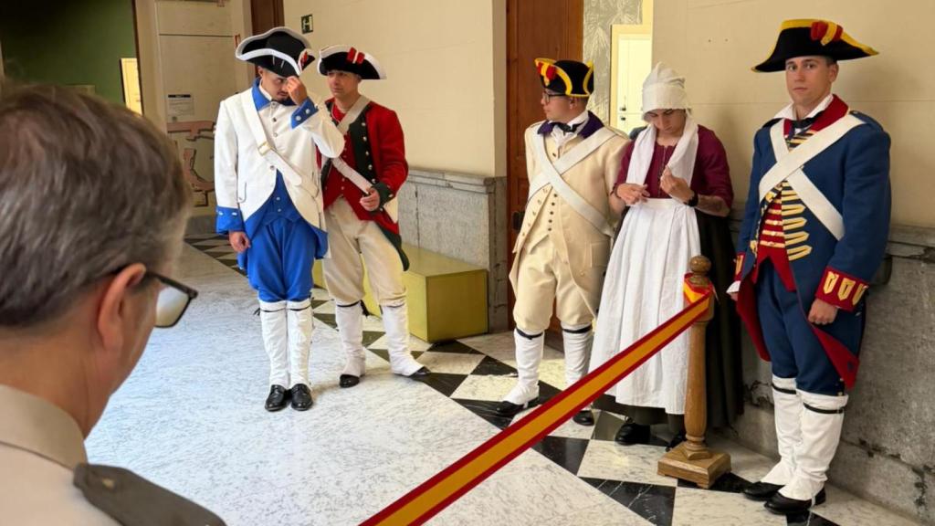 Inauguración de la exposición en Barcelona ayer