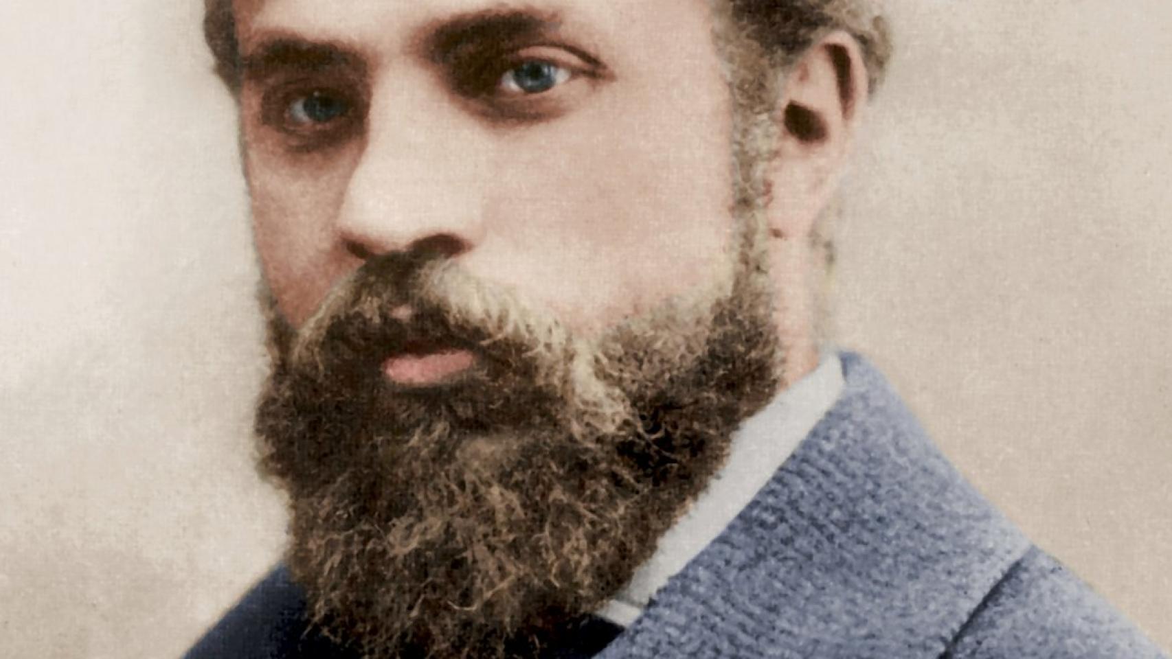 Retrato de Antoni Gaudí, por Pau Audouard, 1878