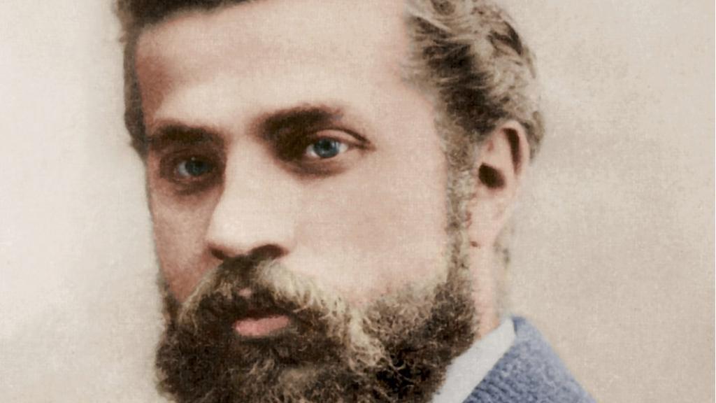 Retrato de Antoni Gaudí, por Pau Audouard, 1878