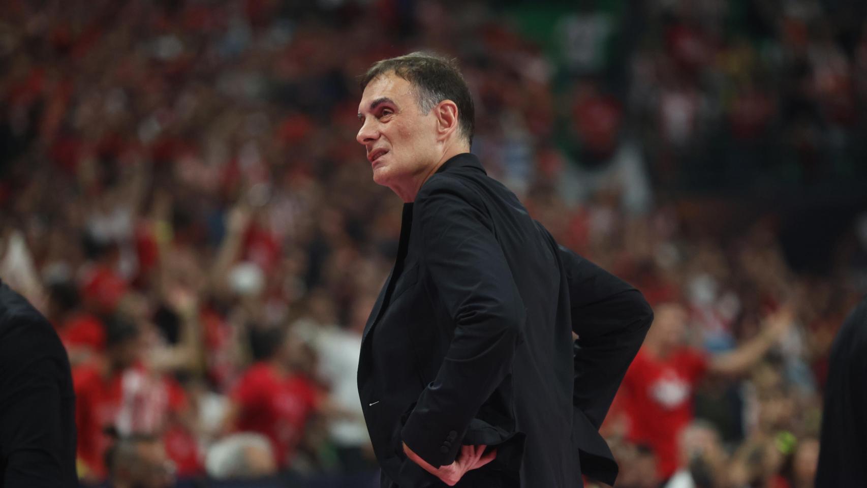 Georgios Bartzokas, en la final de la Euroliga