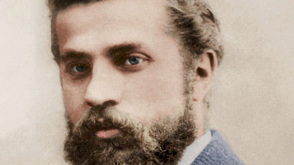 Retrato de Antoni Gaudí, por Pau Audouard, 1878