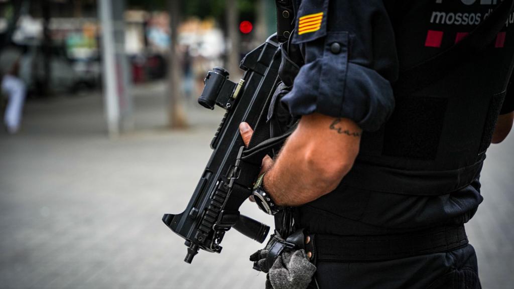 Un agent de l'ARRO dels Mossos d'Esquadra