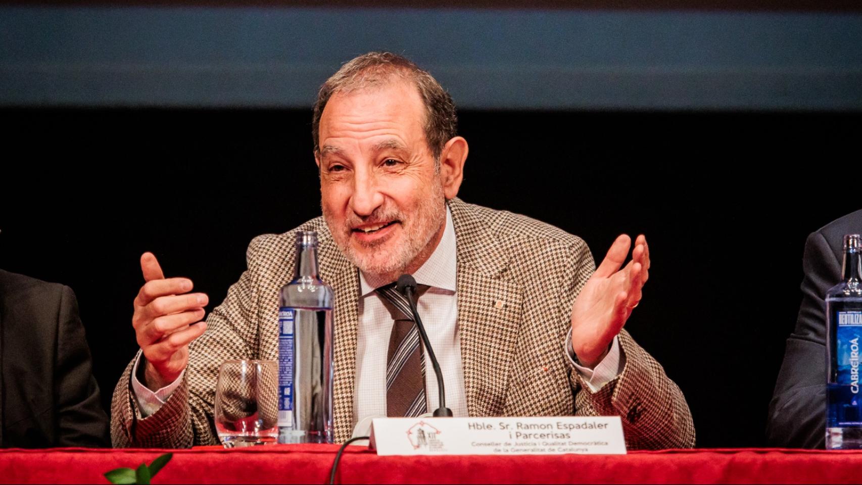 Ramon Espadaler, en el XII Congreso de Cofradías de Semana Santa de Cataluña
