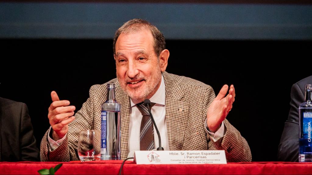 Ramon Espadaler, en el XII Congreso de Cofradías de Semana Santa de Cataluña