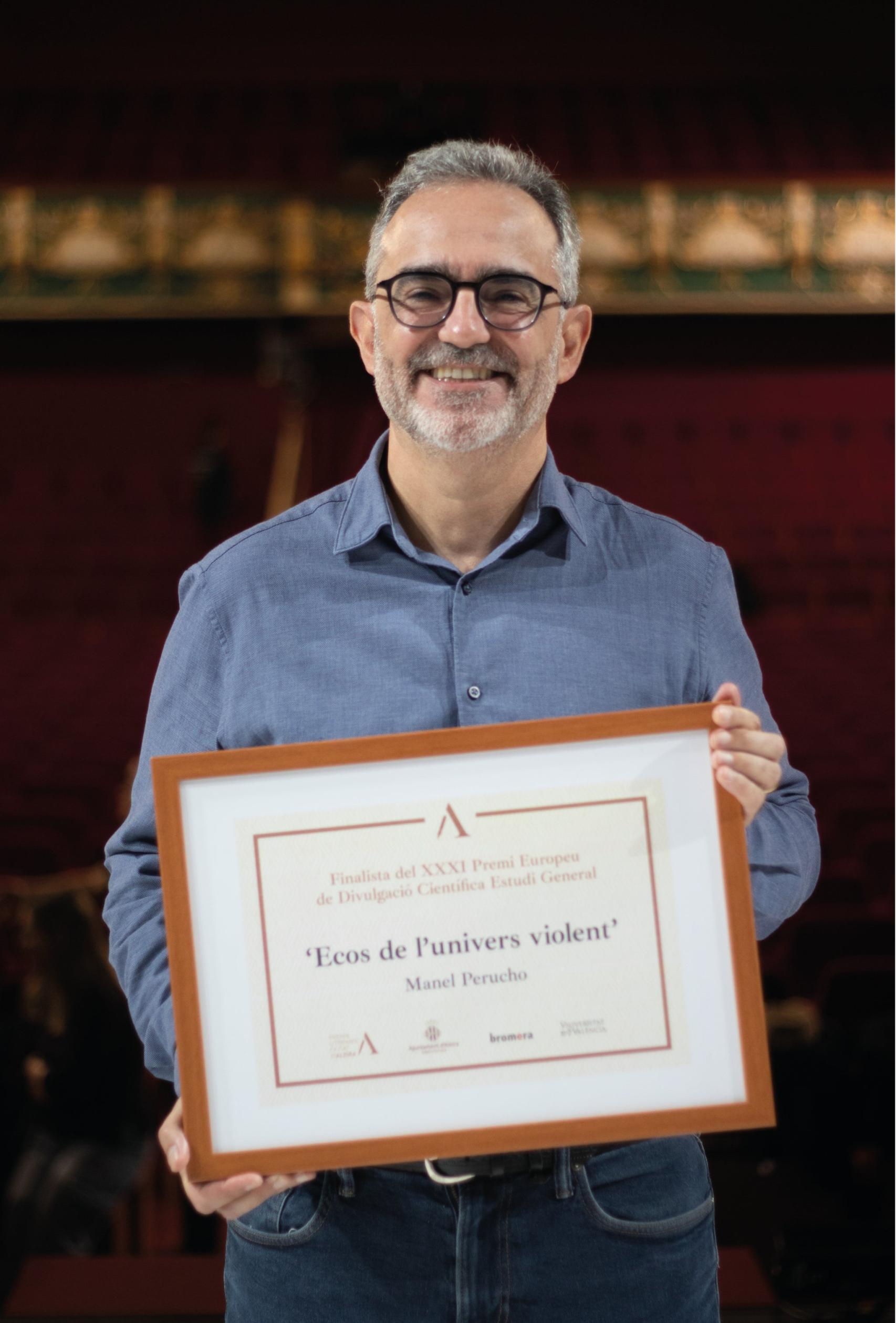 Manuel Perucho, astrofísic valencià i autor d''Ecos de l’univers violent'