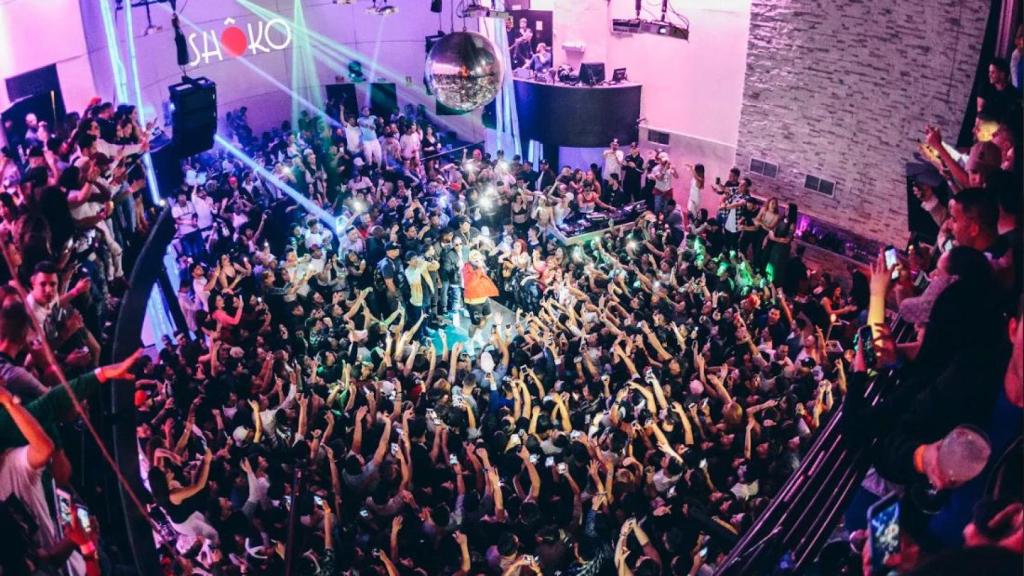 Actuació de Bad Bunny a la Sala Shokô de Madrid el 2017