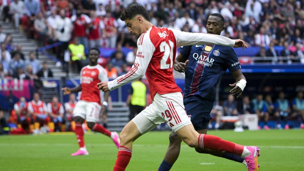 Kai Havertz marca un gol a la final de la Lliga de Campions