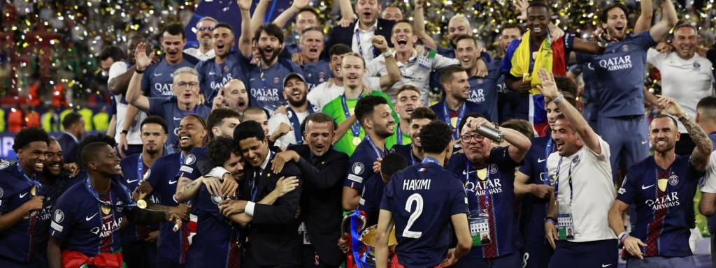 El PSG celebra la conquesta de la Champions League per segon any consecutiu